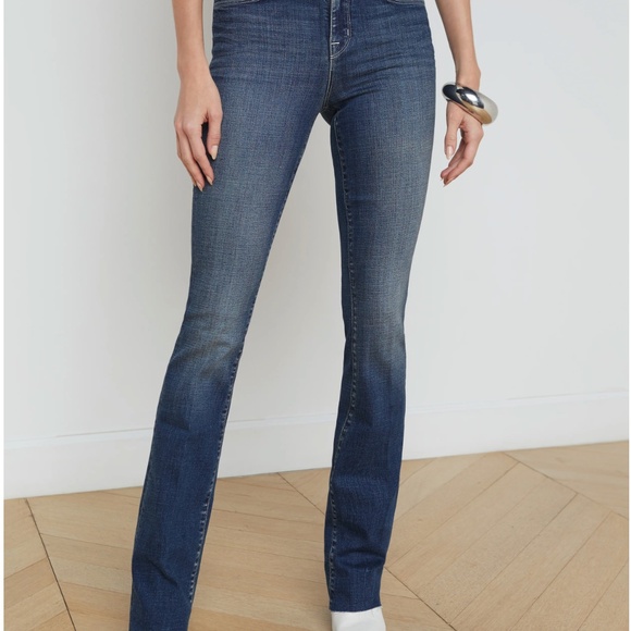 L'Agence Ruth Straight-Leg Jean in Venus Size 27 - Picture 4 of 15